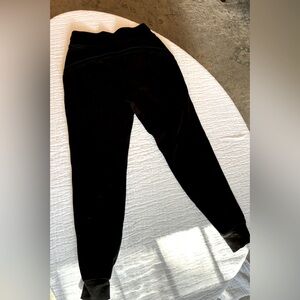 Lululemon thick Warm Down Jogger pants. Black, Size 4. Nice condition!